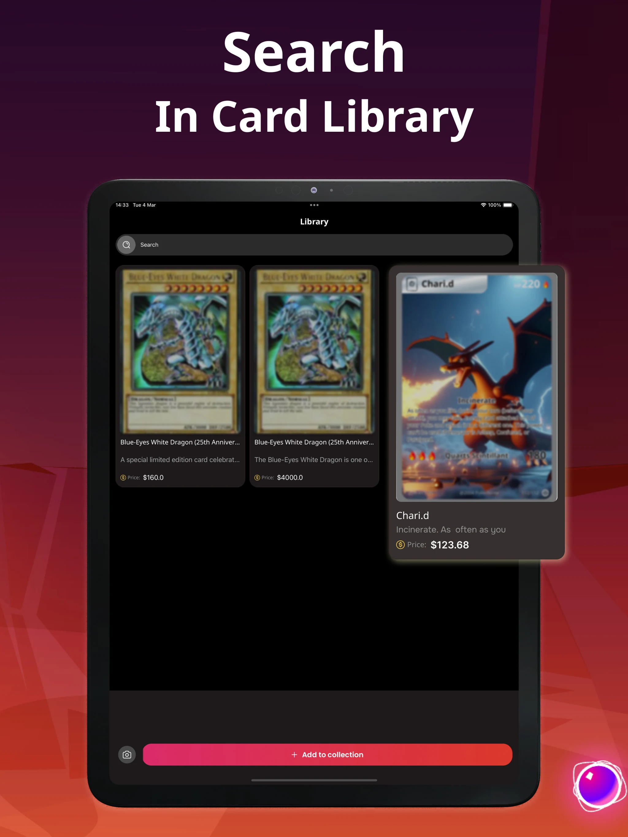 TCG Card Scanner TCG Collector screenshot